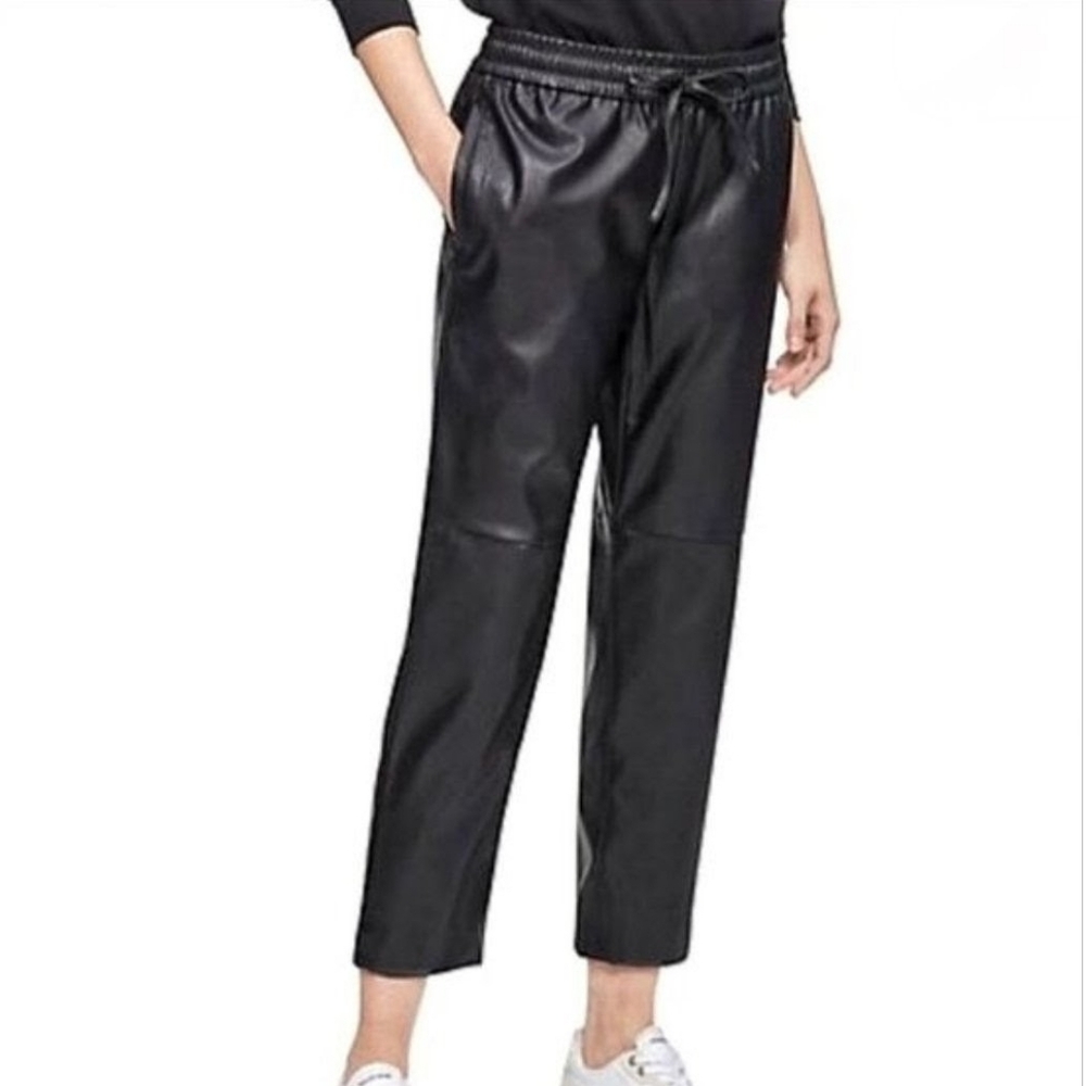 Calvin Klein Faux Leather Pants